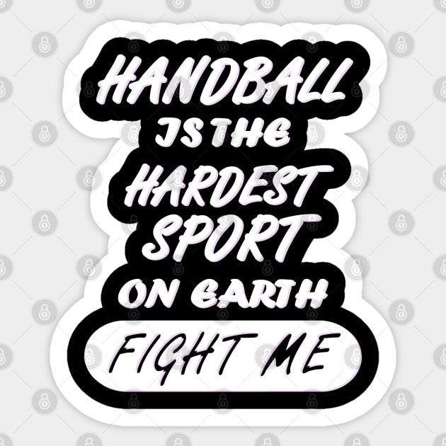 Handball Passion Sport Team Women Sticker by FindYourFavouriteDesign